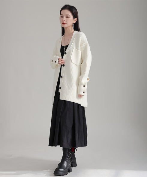 Rib Knit Cardigan
